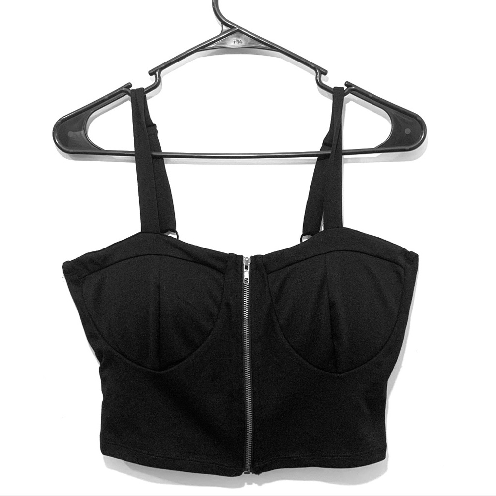 Women’s Zipper Crop Cami